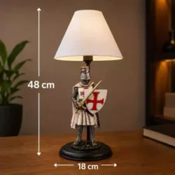 Abajur Luminaria De Mesa Soldado - Imagem 2