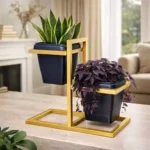 Suporte de Ferro com Vasos para Plantas Decoração Casa Escritório